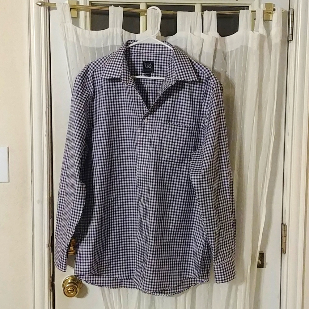 Jos. A. Bank Traveler Checkered Shirt